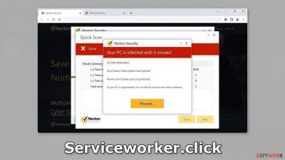 Serviceworker.click