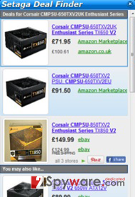 Setaga Deal Finder snapshot Setaga Deal Finder snapshot