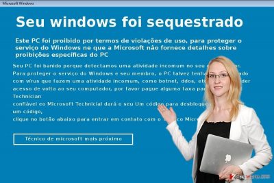 The picture of Seu windows foi sequestrado