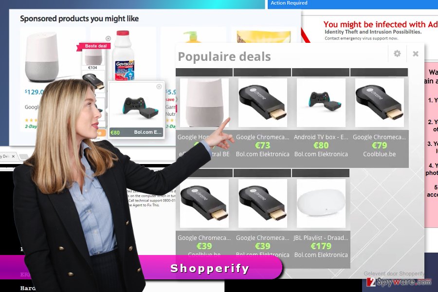 The image of Shopperify virus