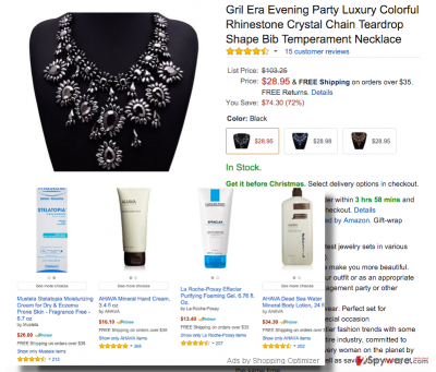 ads by Shopping Optimizer examples