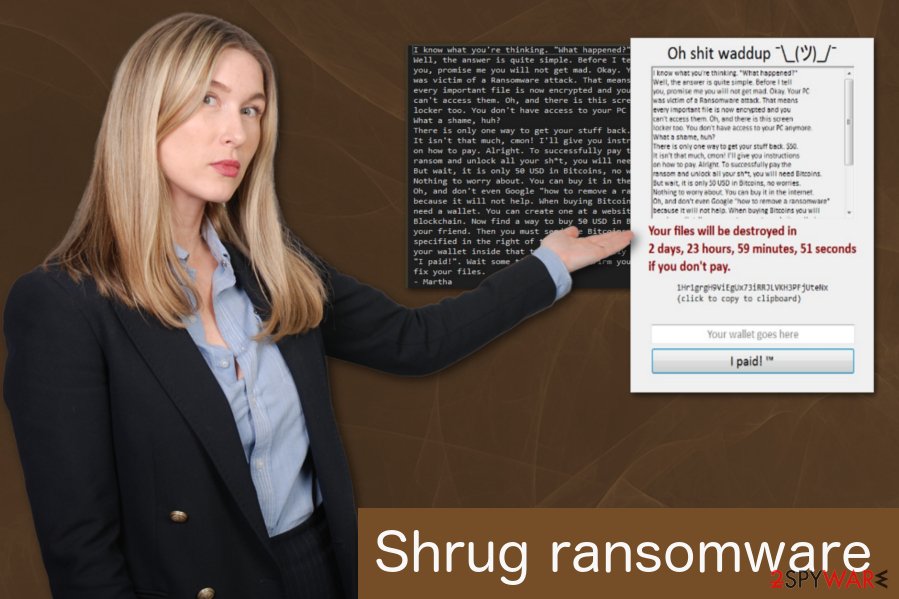 Shrug ransomware 