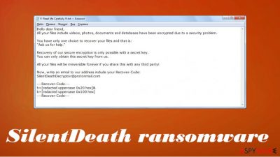 SilentDeath ransomware