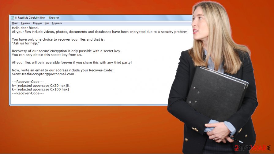 SilentDeath ransomware virus