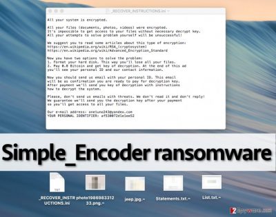 Simpel_Encoder ransomware note