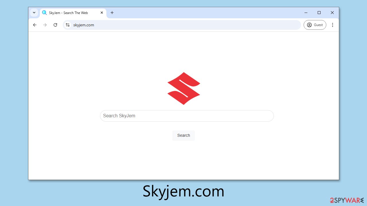 Skyjem.com browser hijacker