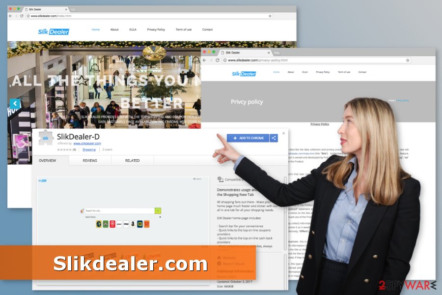 Picture of Slikdealer.com virus