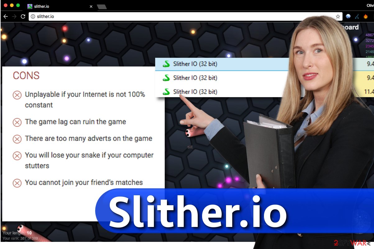 Slither.io application