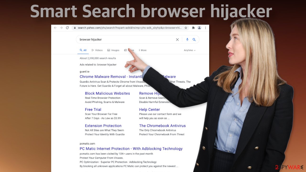 Smart Search browser hijacker