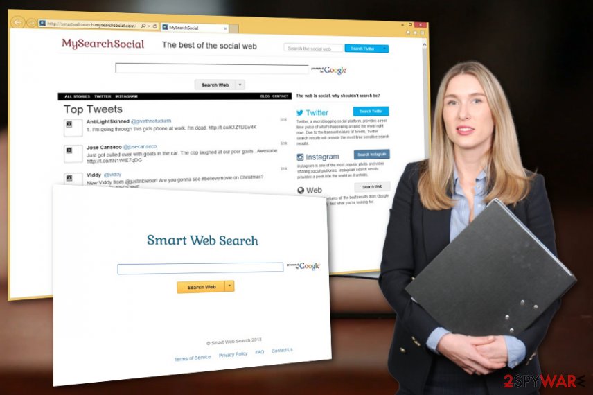 SmartWebSearch browser hijacker