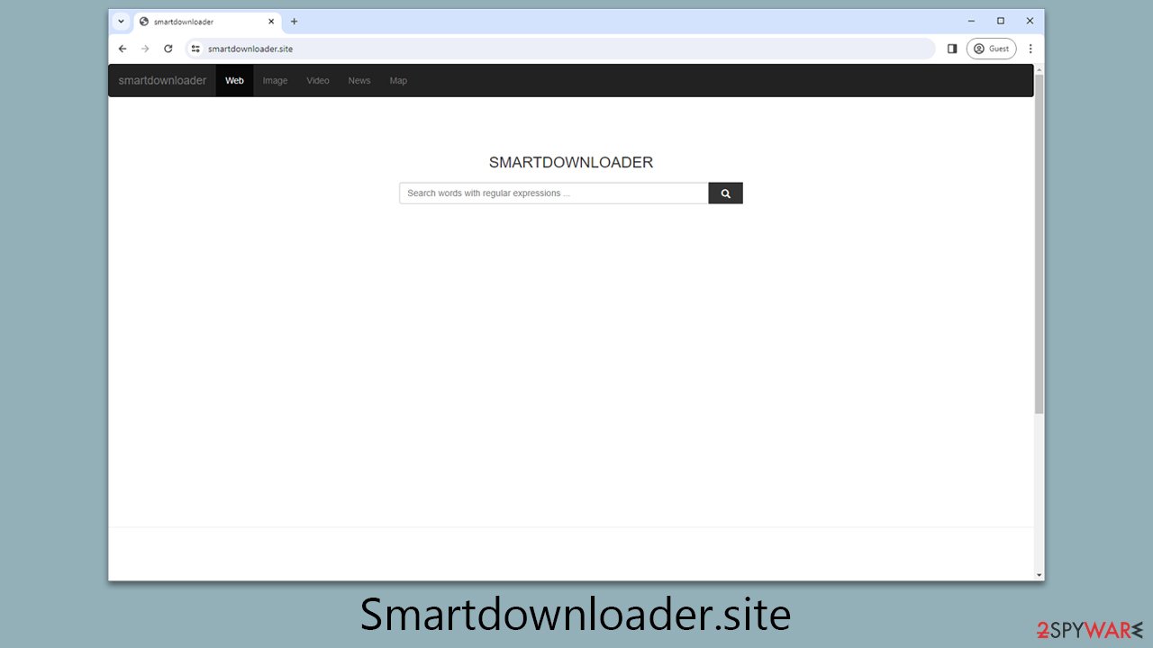 Smartdownloader.site browser hijacker