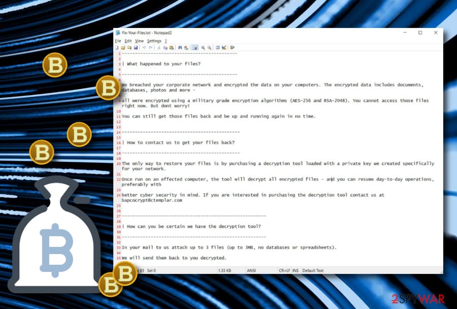 SNAKE ransomware virus