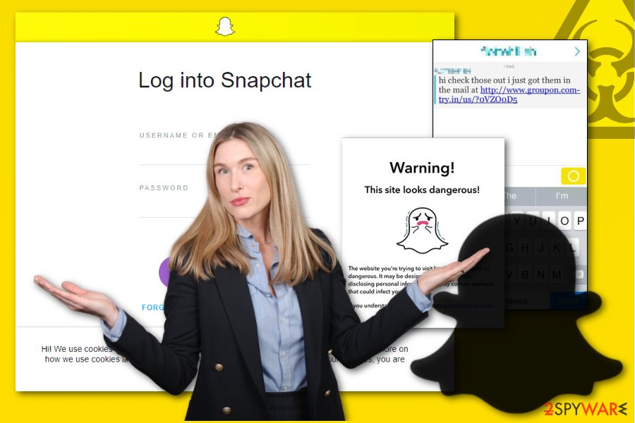 Snapchat malware image