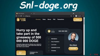 Snl-doge.org scam