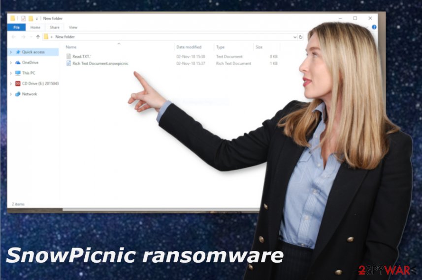 SnowPicnic ransomware virus