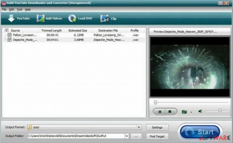 Solid YouTube Downloader virus