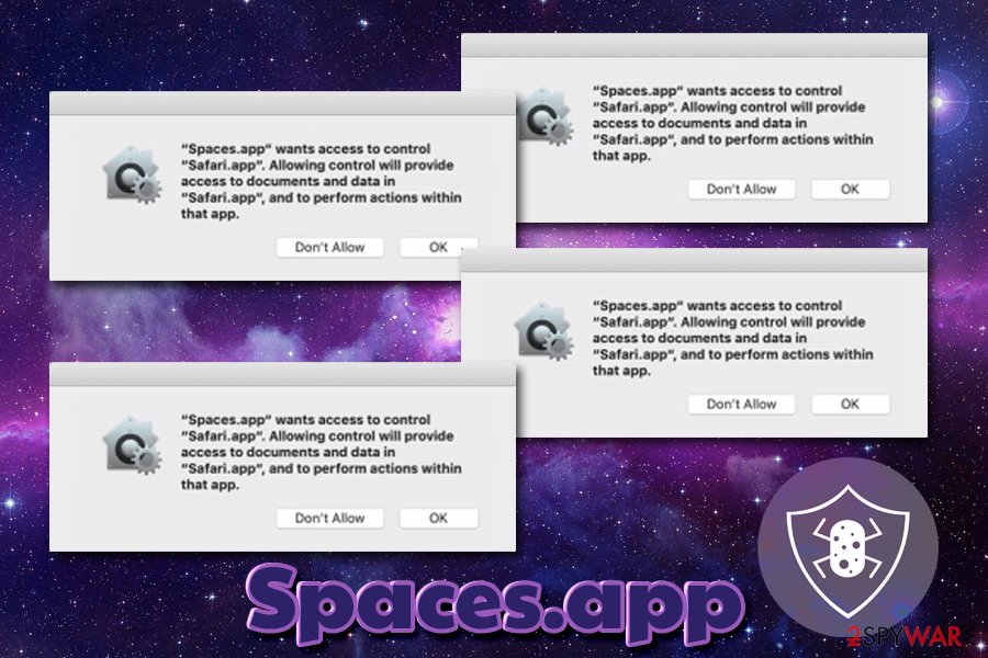 Spaces.app wants access to control Safari.app