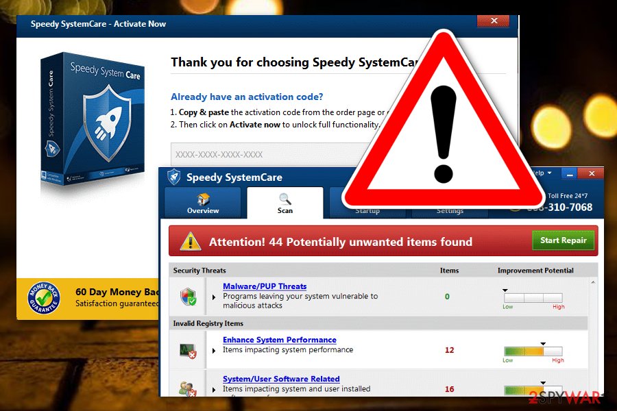 Speedy SystemCare virus