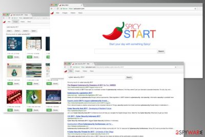 Example of Spicystart search