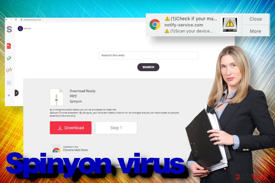 Spinyon redirect virus