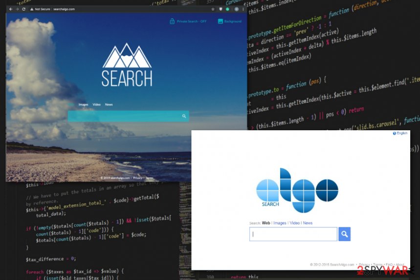 Searchalgo.com browser intruder