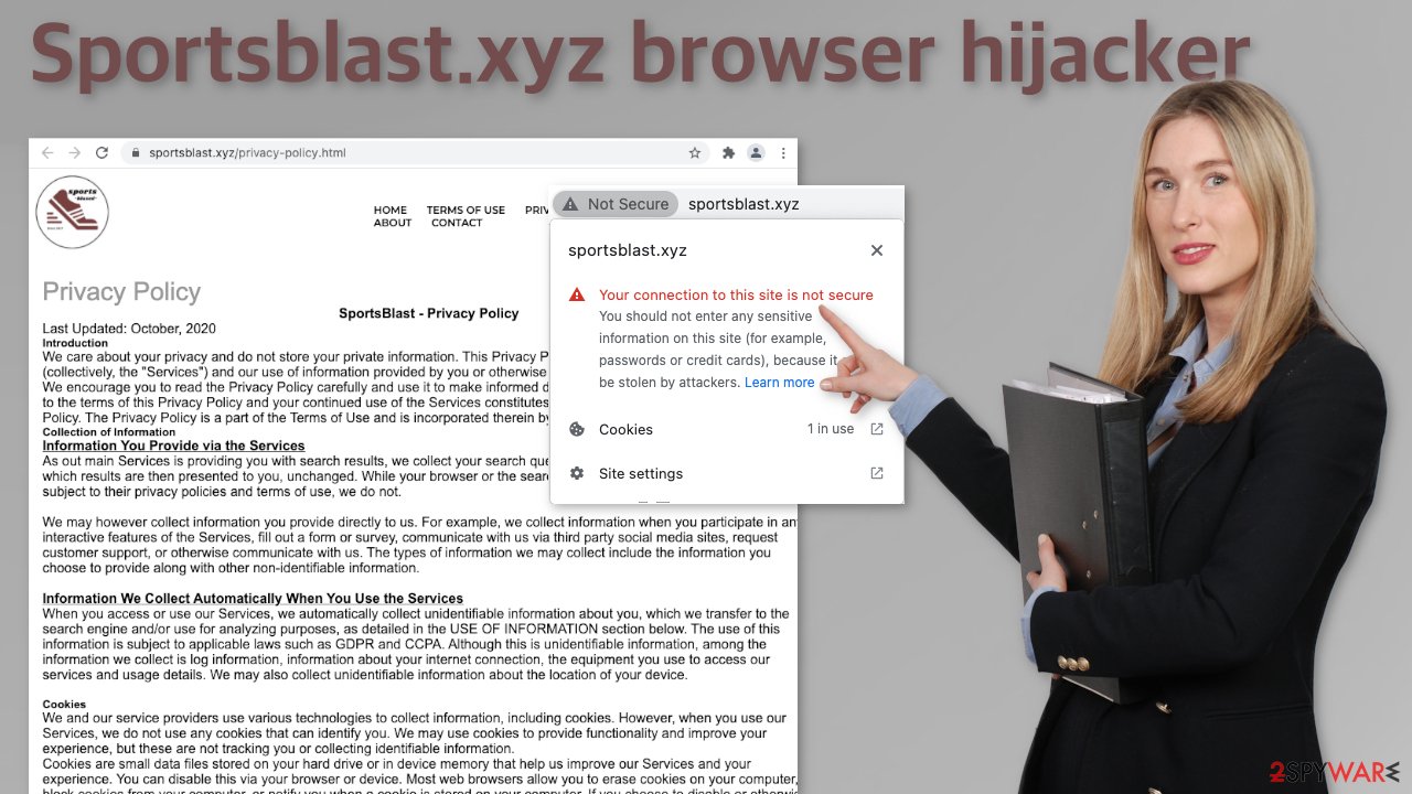 Sportsblast.xyz browser hijacker