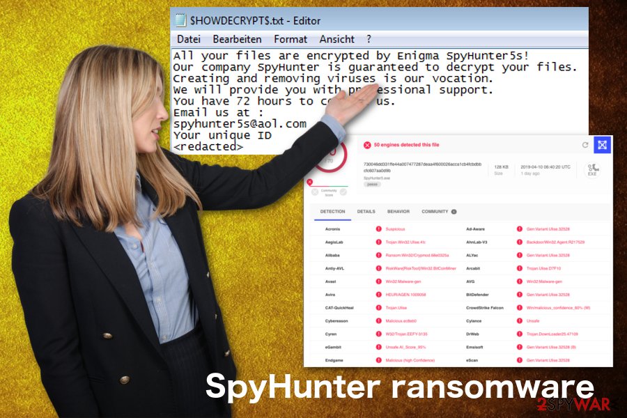 SpyHunter ransomware virus