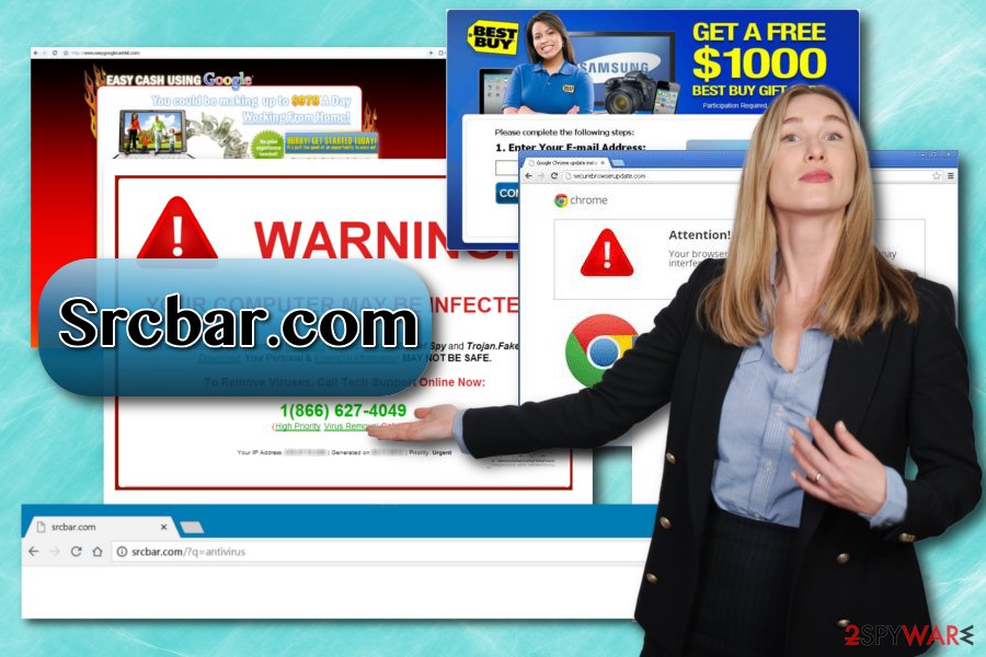 Srcbar.com browser hijacker