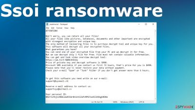 Ssoi ransomware