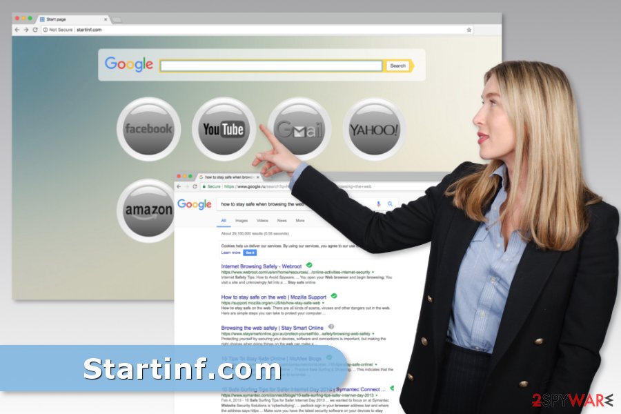 Image of Startinf.com virus