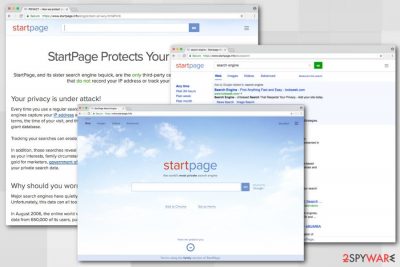 The image of StartPage.info virus
