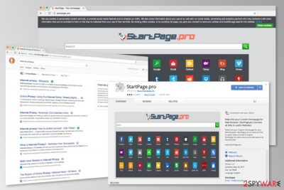 Image of StartPage.pro virus