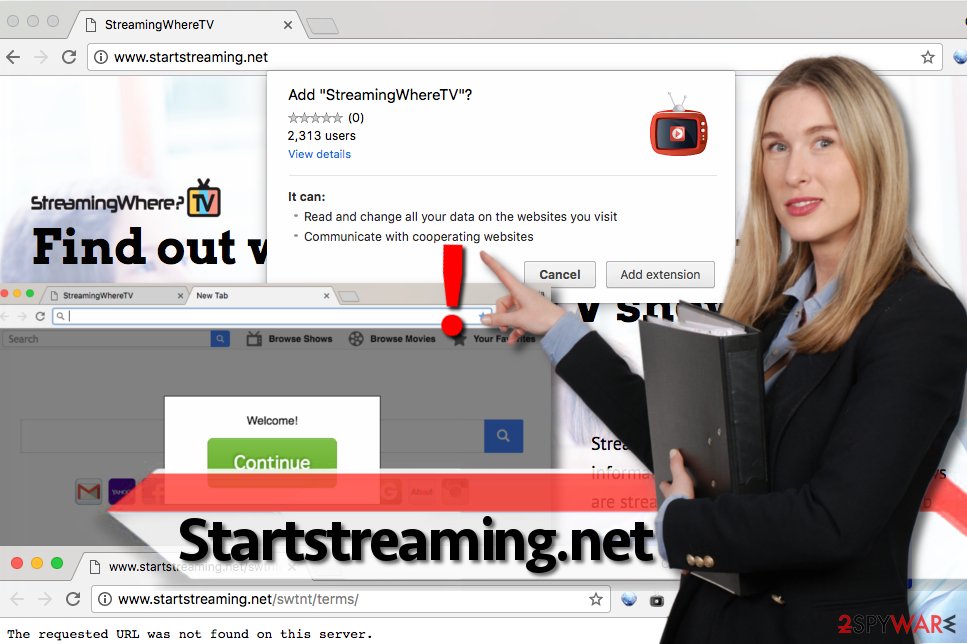 Startstreaming.net virus Startstreaming.net virus