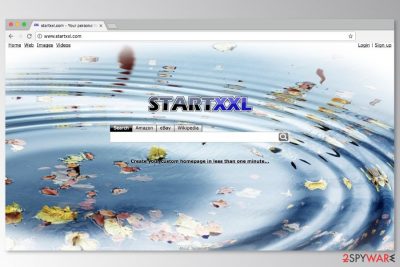 Screnshot of StartXXL search engine