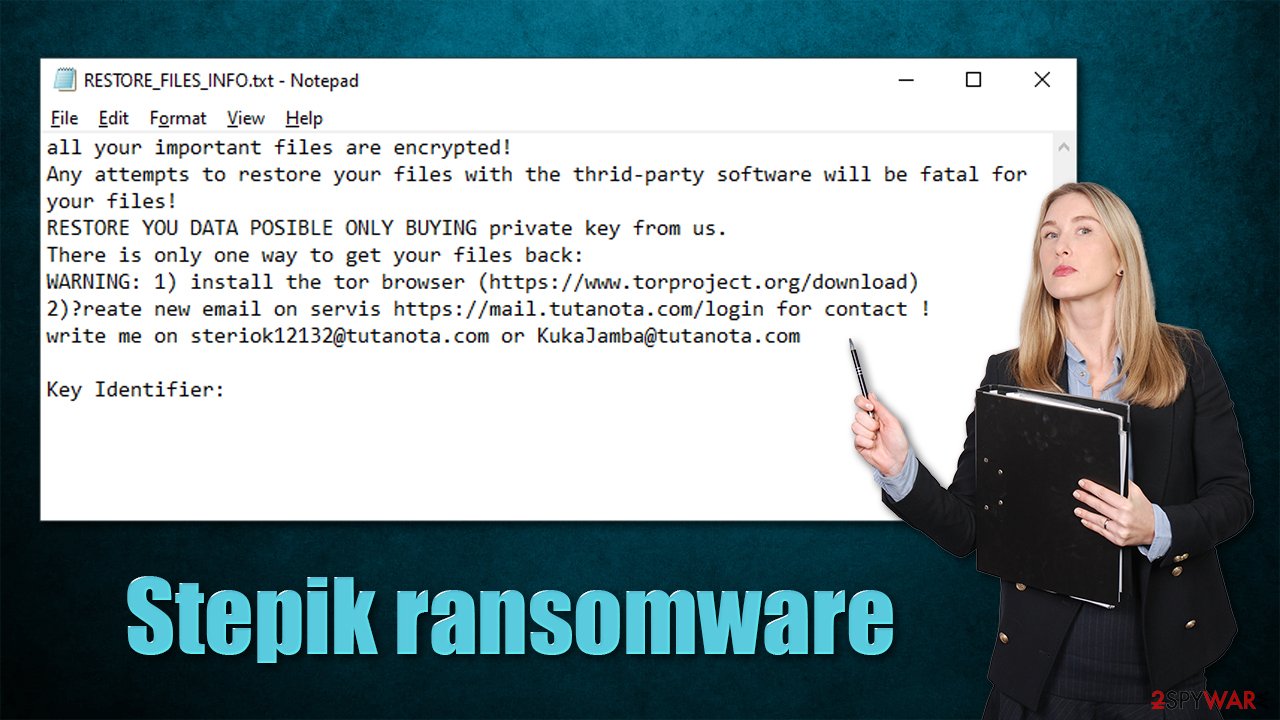 Stepik ransomware virus