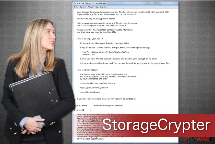 StorageCrypter ransomware