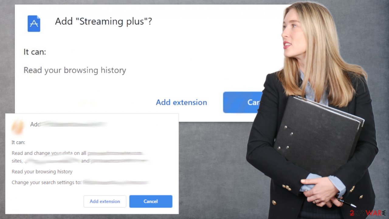 Streaming plus browser hijacker