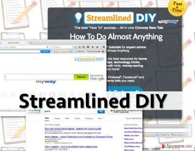 Streamlined DIY ads appear in the search results powered by this search engine
