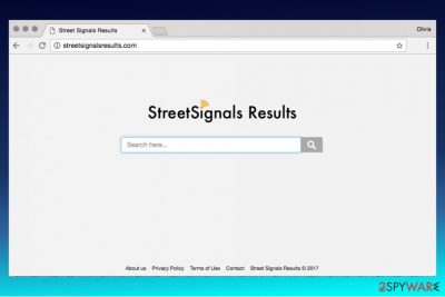 Streetsignalsresults.com virus