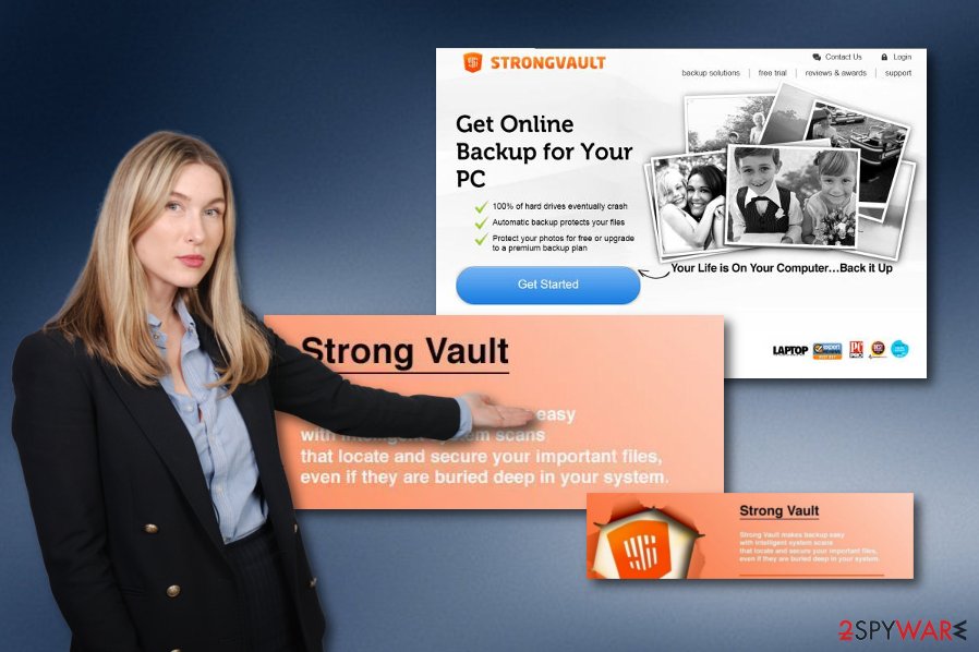 StrongVault Online Backup suspicious program