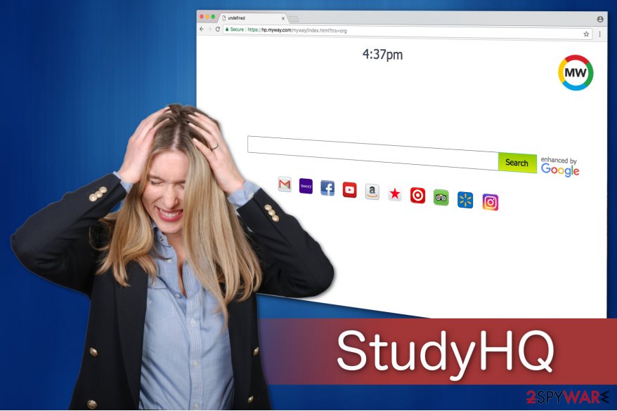 StudyHQ toolbar illustration