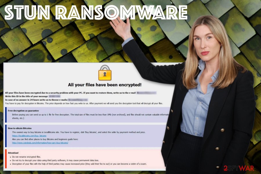 Stun ransomware virus