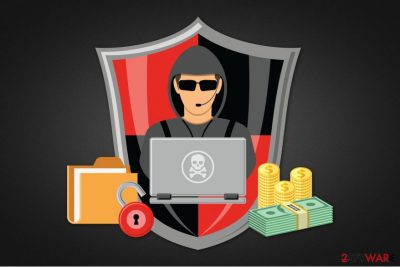 An abstract illustration of Styver ransomware