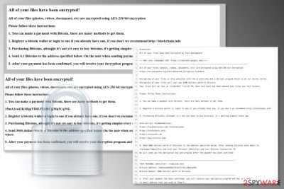 Styx ransomware ransom notes