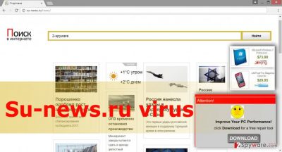 The image of Su-news.ru virus