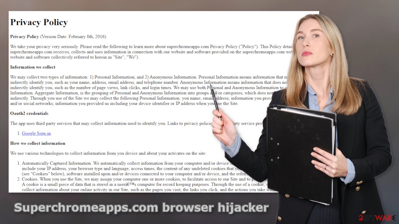 Superchromeapps.com browser hijacker