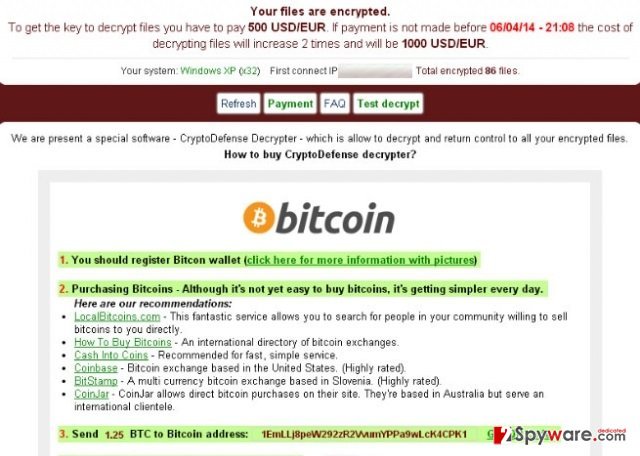 SuperCrypt virus snapshot SuperCrypt virus snapshot