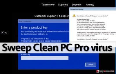 Sweep Clean PC Pro malware attempts to deceive the computer user