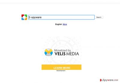 An image of the Sweetpacks-search.com virus