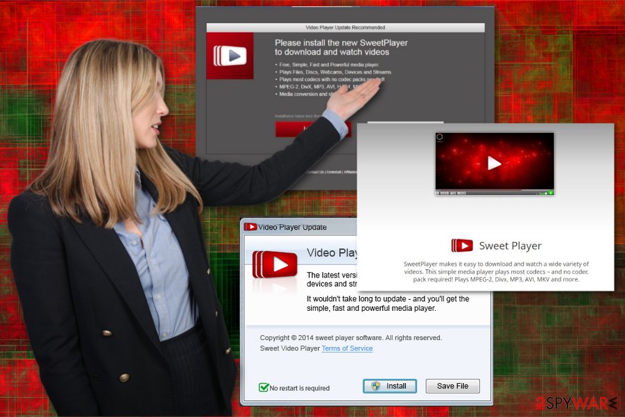 SweetPlayer adware